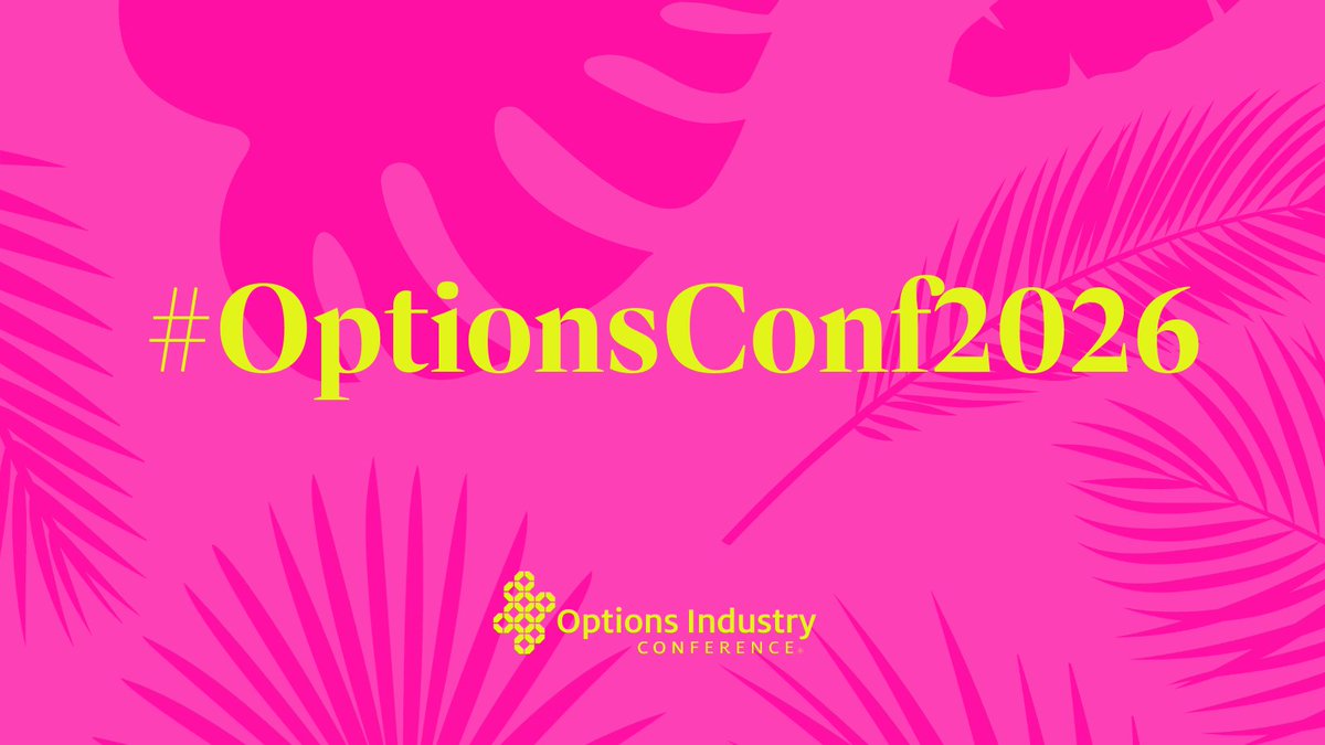 Options Industry Conference tweet media