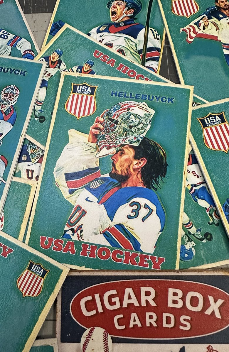 Only a few USA 🏒  cards left …let’s give one of these Hellebuyck’s away. Lk RP or reply with your favorite goalie.