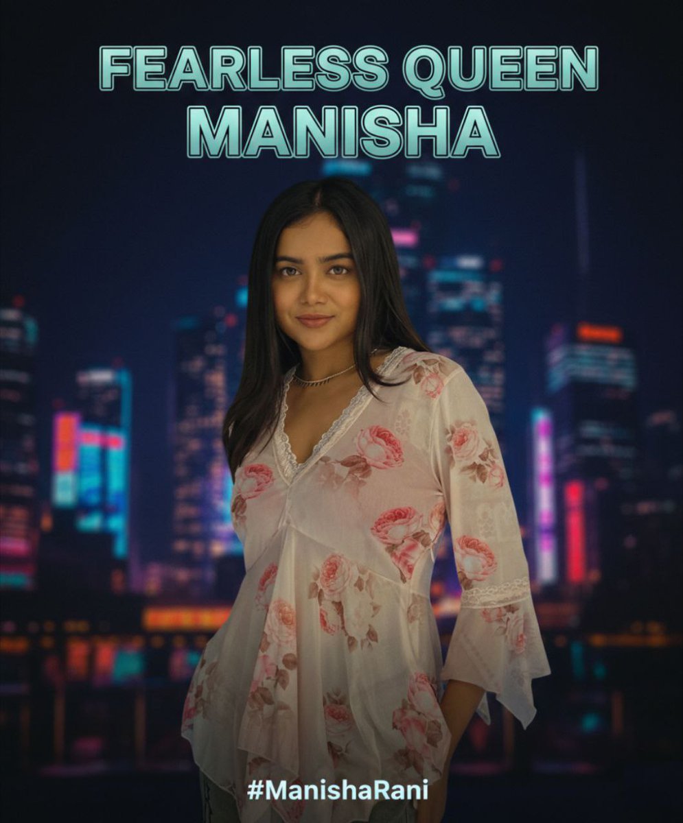 Manisha_THE50's tweet photo. This trend for her 

For her fearless attitude 

Please guys participate in this trend 

Tagline reveal 

FEARLESS QUEEN MANISHA https://t.co/ov1CH29ANX