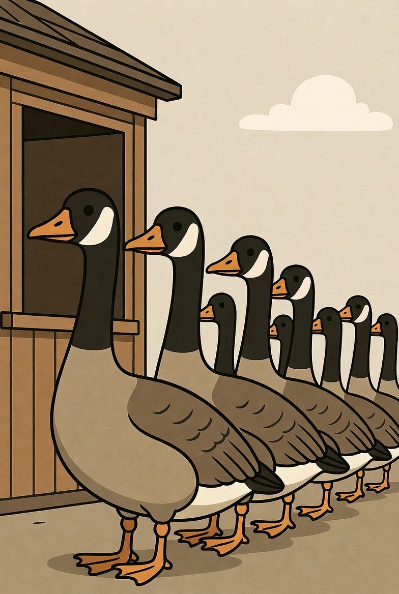 Canadians waiting for the bread line to open for their daily ration.