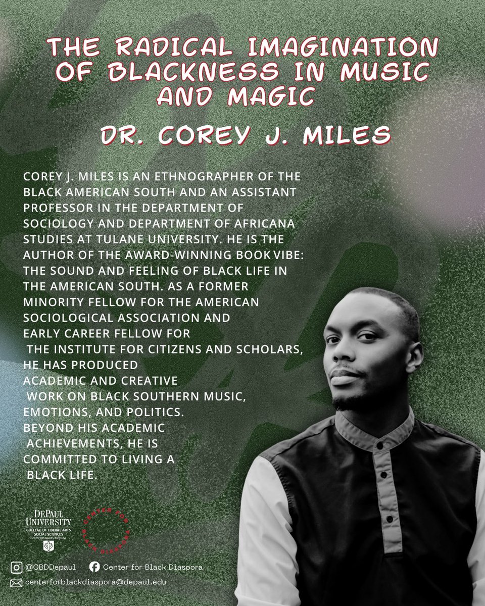 Center for Black Diaspora DPU tweet media