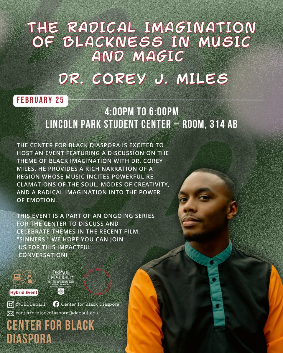 Center for Black Diaspora DPU tweet media