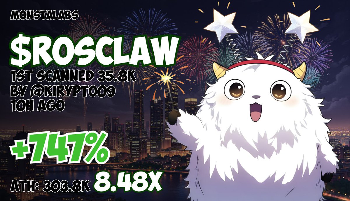 Kirypto09's tweet photo. ROSCLAW

BVdMM5Fd7MxcTExnokXZzmCtiLvd2Es5zZQqRLNmrzSy

8.4X from 37.4k at ATH 300k
now at 157k, still 4.1X  from call.

DYOR
TAYOR https://t.co/xtLJlTOnaq