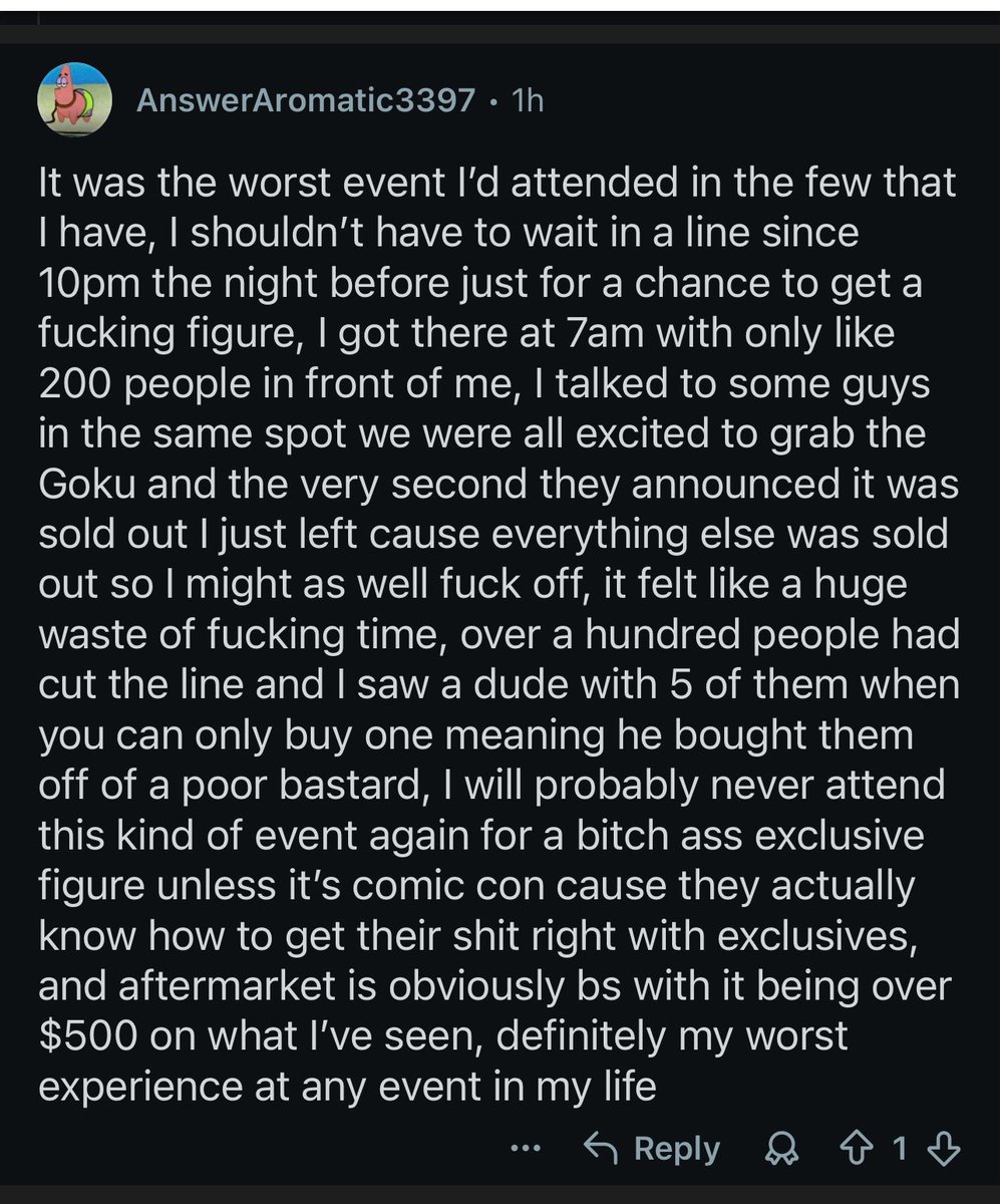 WilliamShaww's tweet photo. @BandaiCollect @americandream Put Genkidamatsuri SSJ GOKU on sale on bandai-p. This event is terrible and poorly ran. Un-fair and scalpers come and ruin everything. They cut line and buy more than one. Please help us. https://t.co/WJboA0Nx92