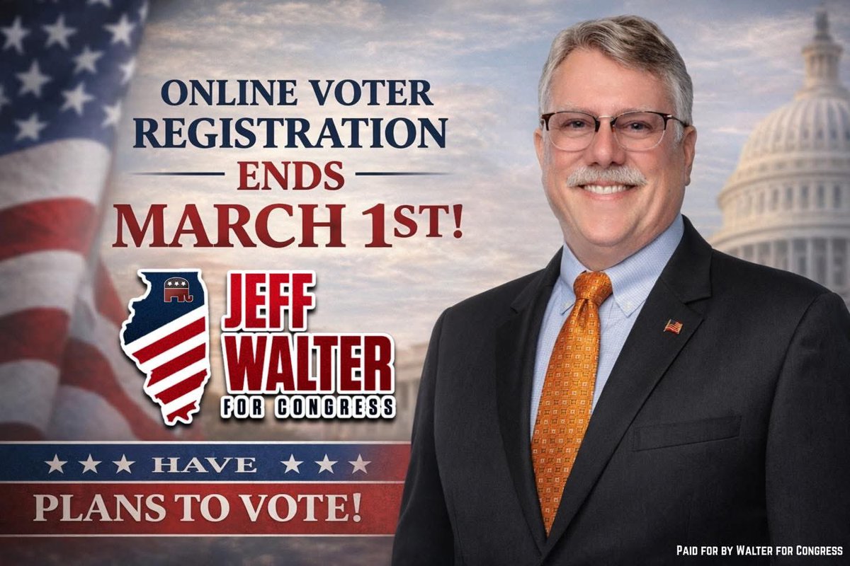 Online voter registration ends March 1st — and your voice matters. Elections are decided by those who show up, so make sure you’re registered, make a plan, and be ready to vote.

Every election is an opportunity to shape the future of our communities, our state, and our country.