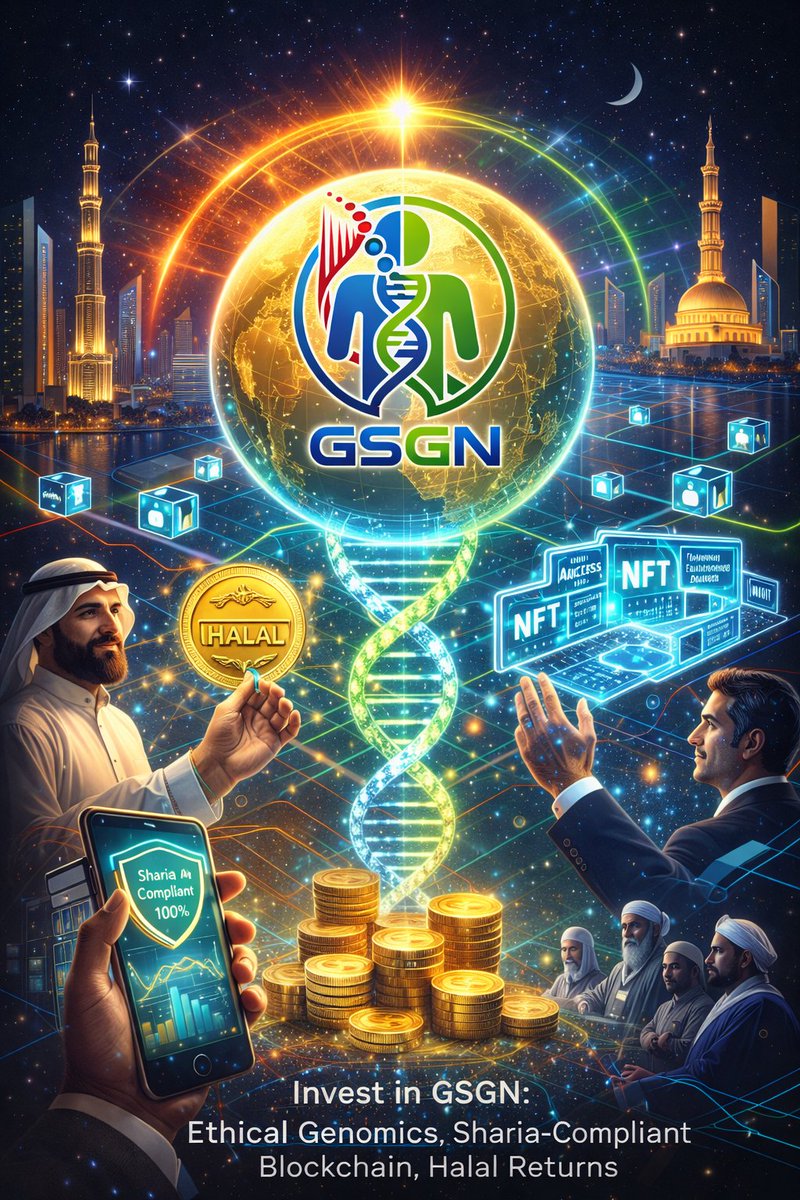 Haanii0's tweet photo. 🧬 Data is power — and it belongs to you.
GSGN is building a Sharia-compliant, privacy-first genomic marketplace where users stay in control and earn ethically.
🔐 Secure
⚖️ Ethical
💰 Halal rewards
Own your genome.
Link:https://t.co/2Rg6iesmD1
#GSGN #Web3 #HalalTech #GenomicData https://t.co/pmI3lBGoNJ