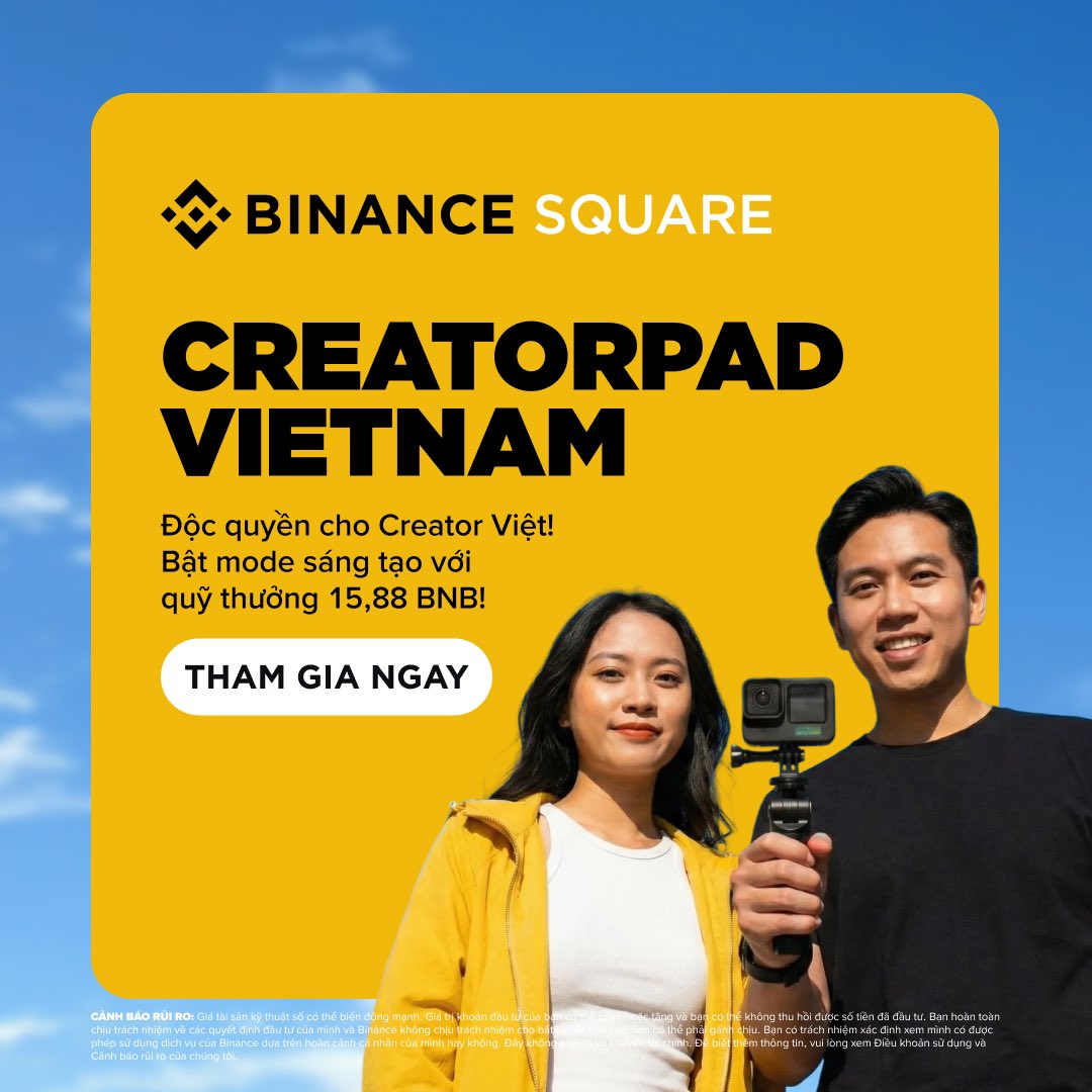 aviiiz12's tweet photo. Experience Binance CreatorPad 2026: Earn tokens through crypto content, project mission (Plasma, Fogo, VANRY...).

Start: Square → CreatorPad → Join mission. Do the task of posting + hashtag, follow, trade 10$. Score from quality + real engagement.

$BNB #CreatorpadVN https://t.co/PaIjNtqx5s