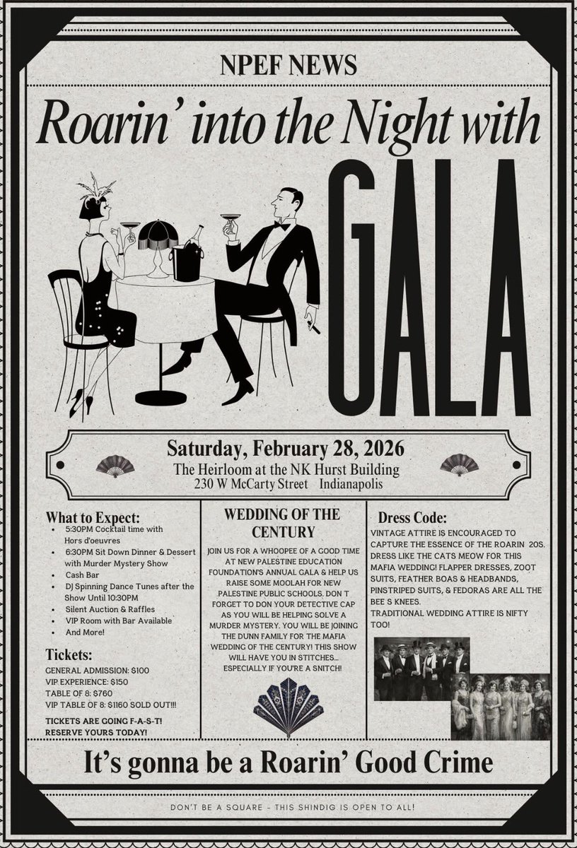 New Palestine Education Foundation tweet media