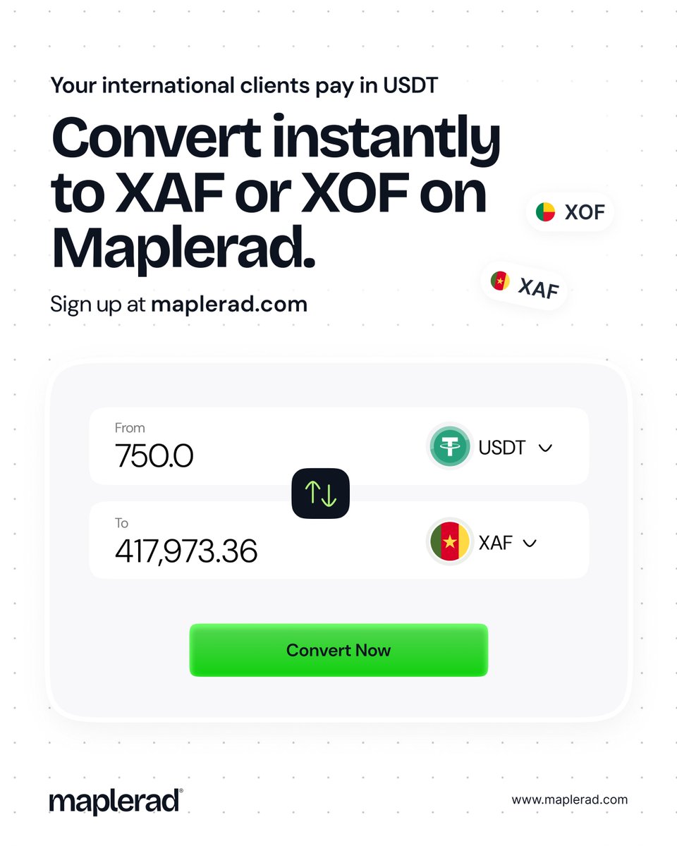 Maplerad tweet media