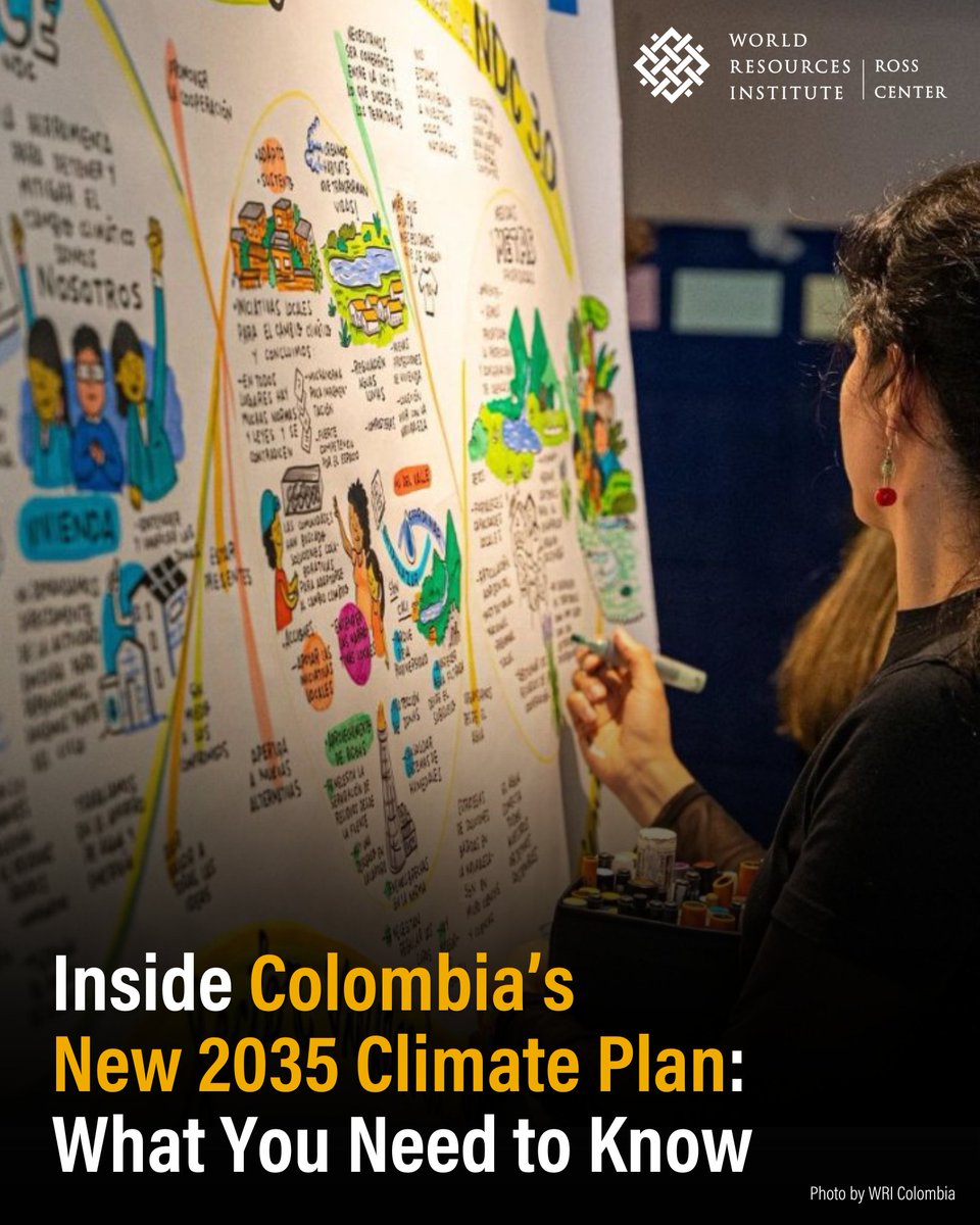 WRIRossCities's tweet image. Colombia’s 🇨🇴 2035 pathway will be shaped not only by national policy, but by city-level innovation. As other countries grapple with similar development and climate pressures, Colombia’s #cities offer a blueprint worth watching 🔍.

Learn more ➡️ bit.ly/4tNRxC9
