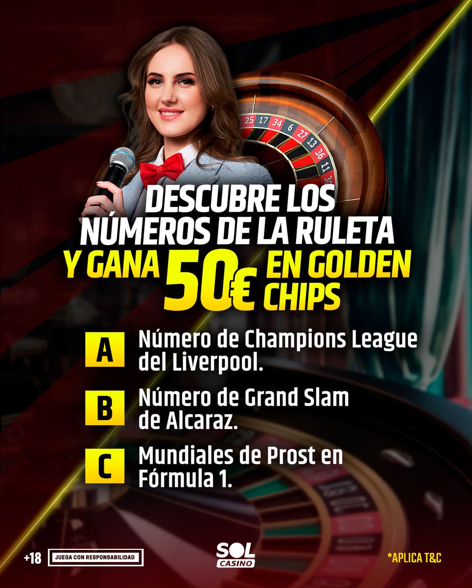 ✍️ Nuestra ruleta tiene tres números huérfanos, ¿sabrías decirnos cuáles son?

Sigue a Solcasino
Indica los números
Hasta el 28/1 a las 23:59
T&amp;C: web