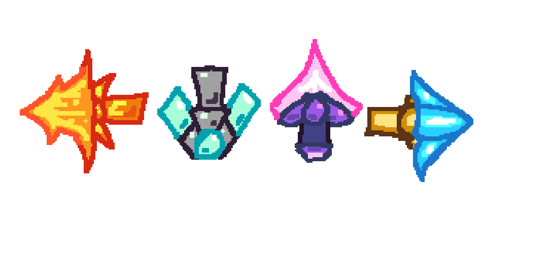 terraria themed arrow skin that will never happen