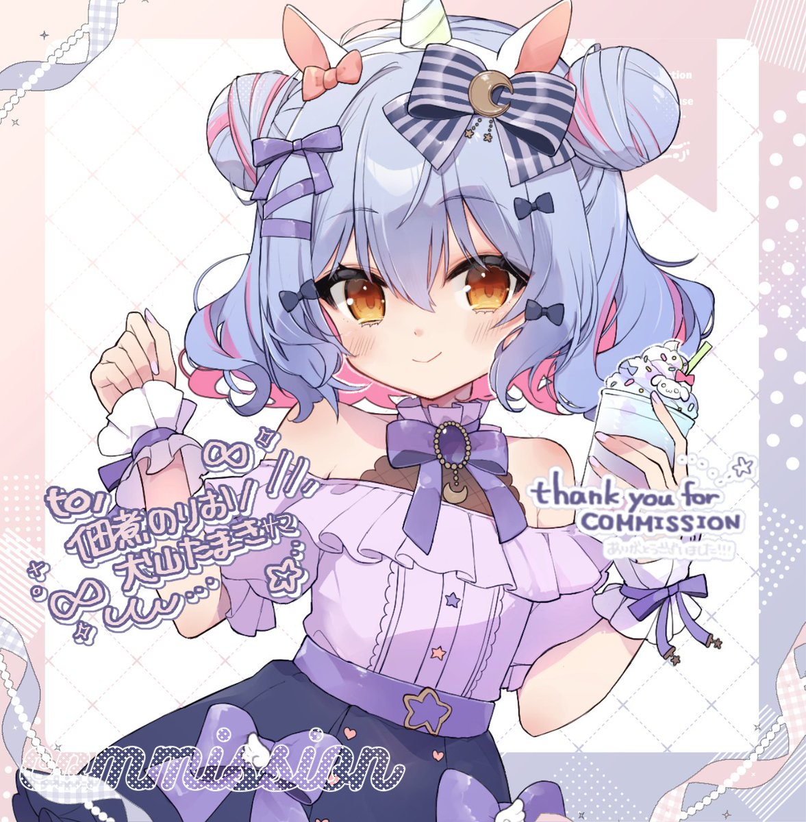 ꒰⋮ ᴄᴏᴍᴍɪssᴏɴ ⋮꒱
🐶💙
リクエストありがとうございました！
🏷️┊#たまきあーと