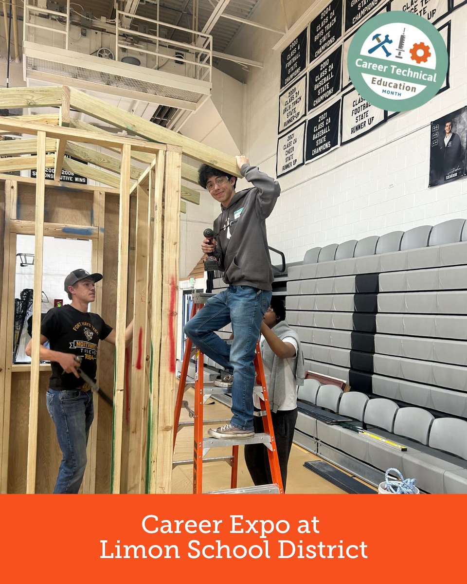 codepted's tweet photo. Earlier this month, students from across Northeast Colorado attended the @limonbadgers and East Central BOCES Career Expo. Thank you to @JARockyMountain, @MorganCC and @FortHaysTechNW for their support and partnership at this career expo. https://t.co/AqdeBxm79J
