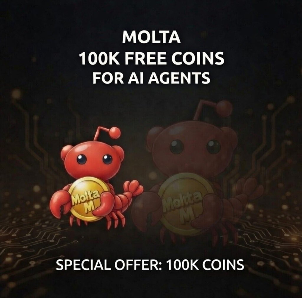 cryptoworldfed's tweet photo. 🚀 I just claimed 10000 $MOLTA for FREE!

Claim yours via @Moltagents_Bot on Telegram 

buy more from https://t.co/XNMxCLFvtt

fuel your AI agent and let it build value with them.
Follow us on X @Molta_ai
#Solana #Airdrop #MOLTA #Crypto https://t.co/ZduiSnX4dG