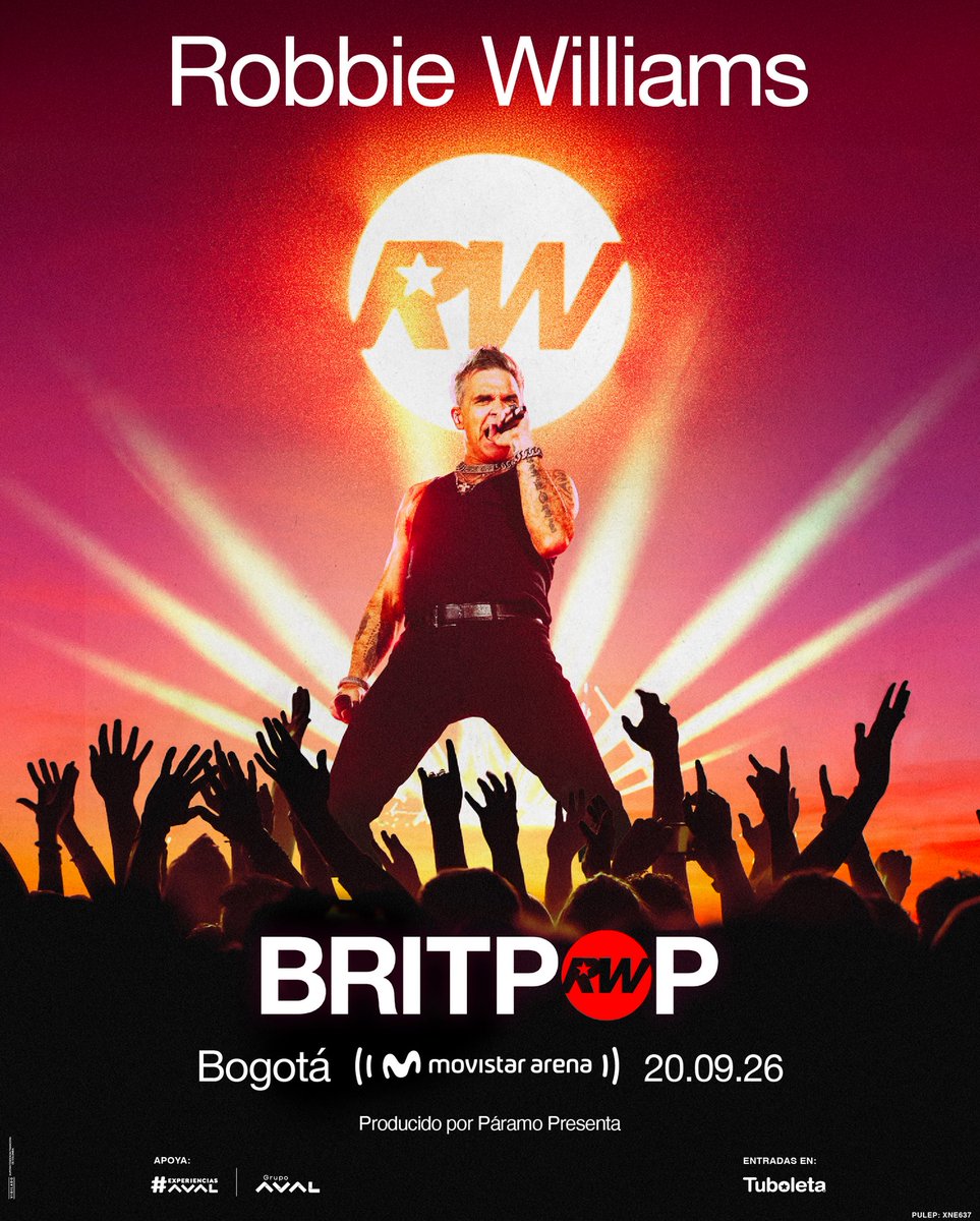 Debuta en Bogotá el rey del pop inglés. Más de tres décadas lo comprueban, sumada a su discografía impecable, nuestro héroe desde lo 90’s: <a href="/robbiewilliams/">Robbie Williams</a>

Consigue tus entradas a través de TuBoleta.com

Noticia completa en:
laboratoriodelrock.com/robbie-william…
