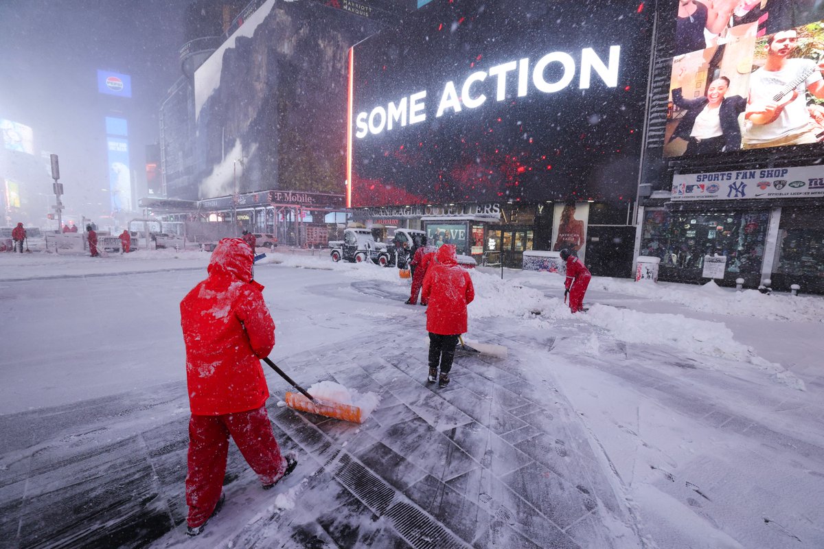 Heavy snow buries neighborhoods in the Northeast, with downed power lines and drifts
