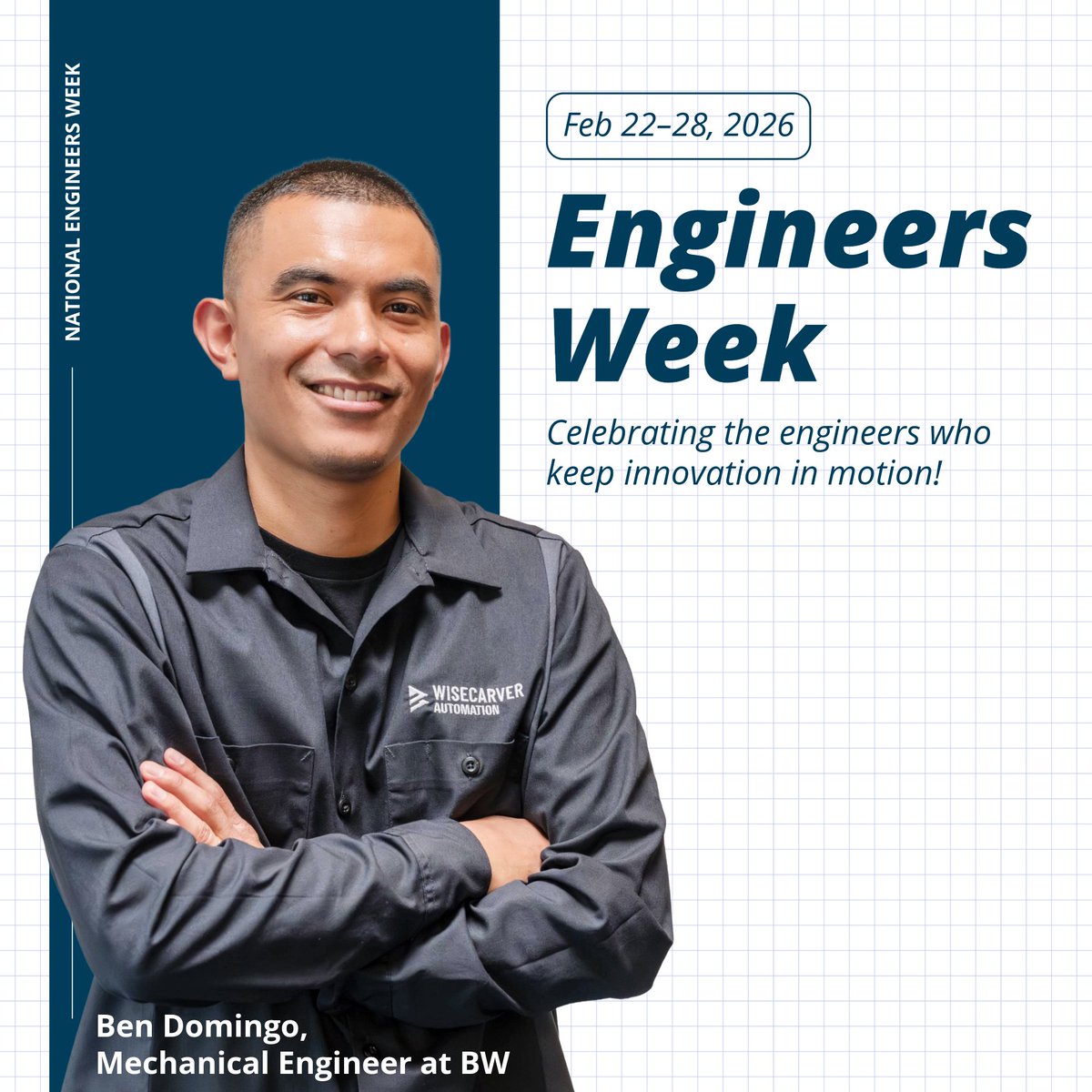 BWCnews's tweet photo. 75 years of curiosity, teamwork, and the grit to solve tough problems.

Cheers to our engineers — and the persistence behind every innovation 👏

Happy Engineers Week from the BW Family

#EngineersWeek #Manufacturing #Engineering #Innovation https://t.co/dcxeU1MN2v