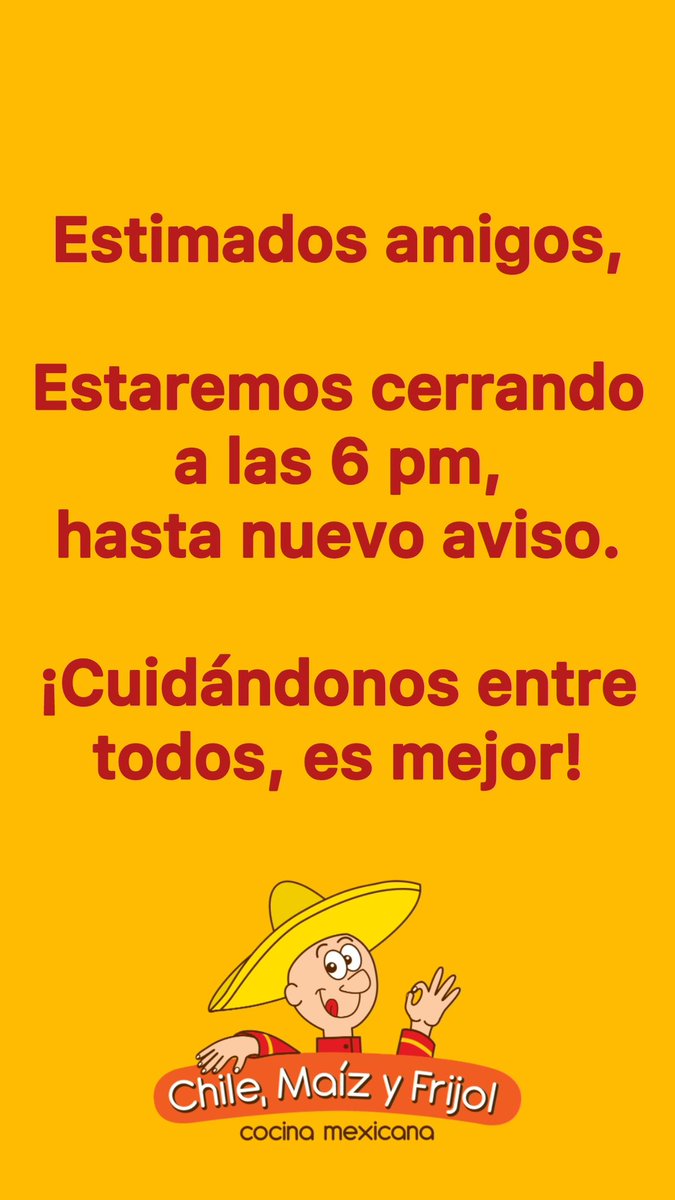 Rest. Chile, Maíz y Frijol (@chimafri) on Twitter photo 