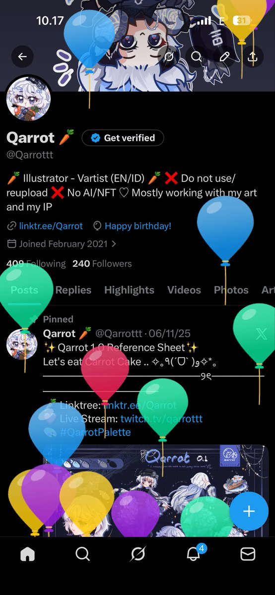 Qarrot 🥕|| Comms Open ദ്ദി(˵ •̀ ᴗ - ˵ ) ✧ tweet media