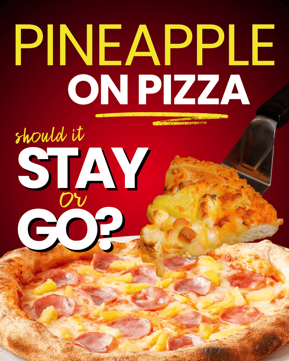 The great debate: does pineapple belong on pizza?

Like if you agree, comment if you don't.

#PineappleOnPizza #PizzaDebate