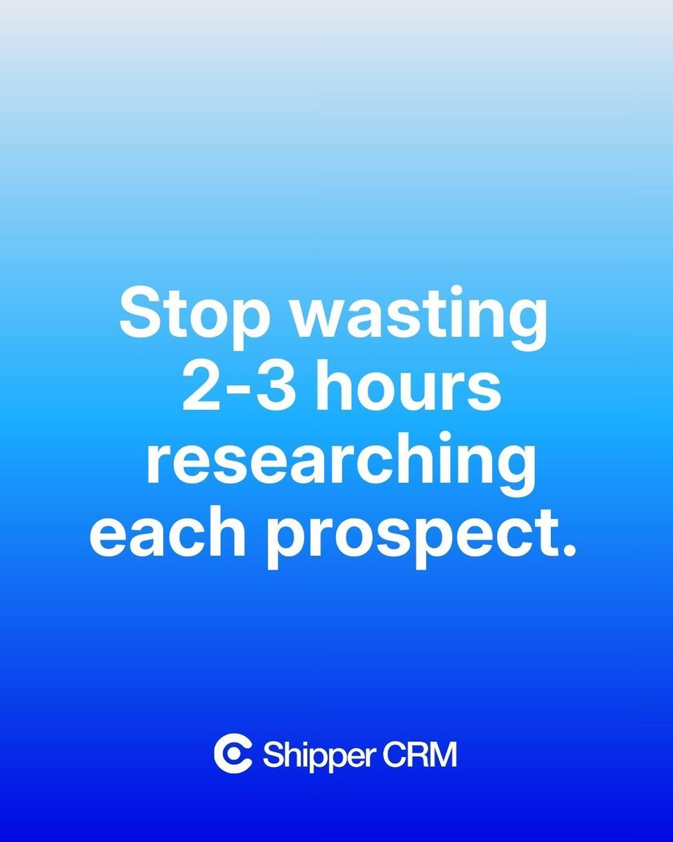 Shipper CRM tweet media