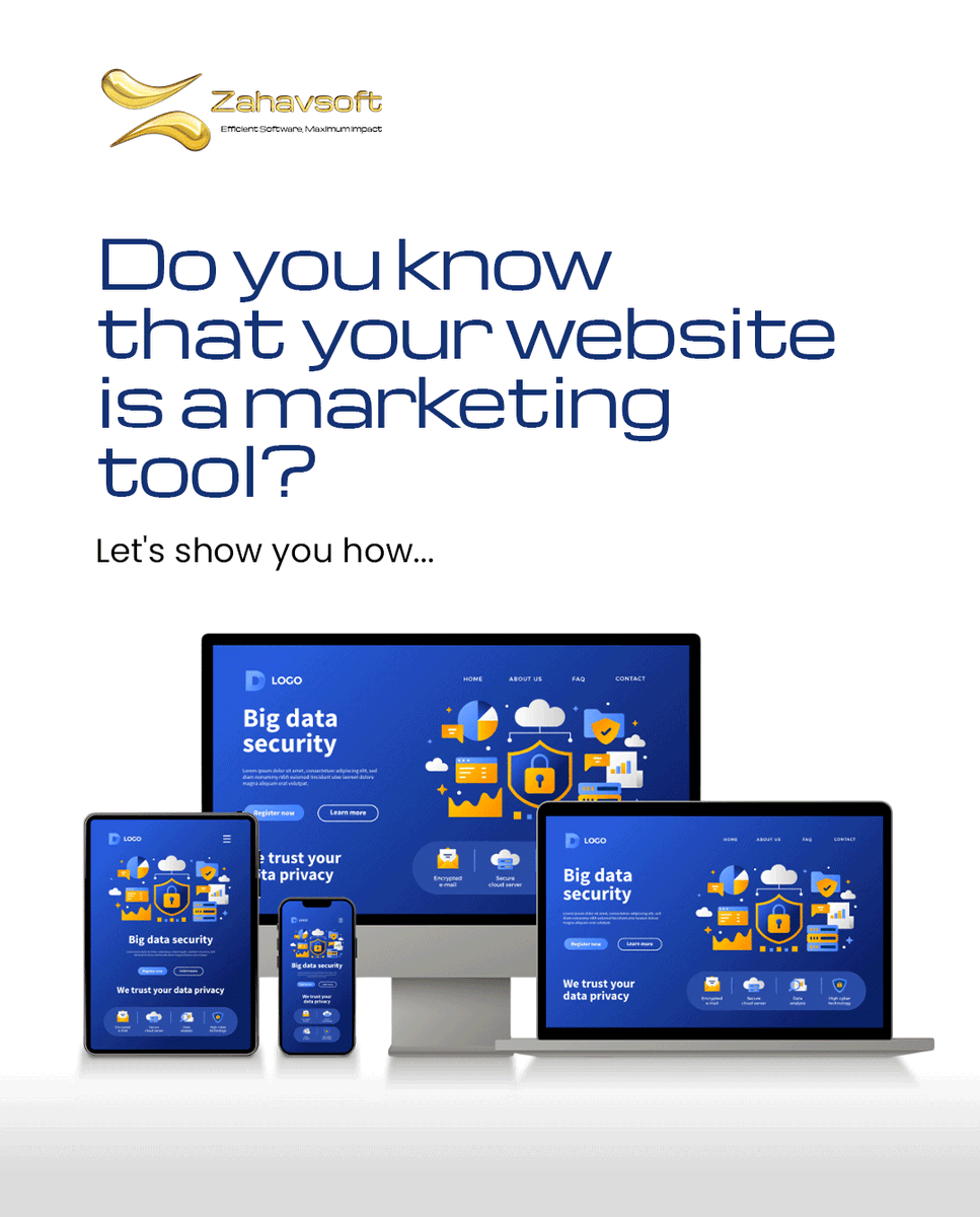 zahavsoft's tweet photo. Your website is a great marketing tool for your business.

It can increase your online visibility and boost sales if properly optimized.

Don't let it sit idle, we're helping businesses optimize their website for leads. https://t.co/JI5cNKwRxq
