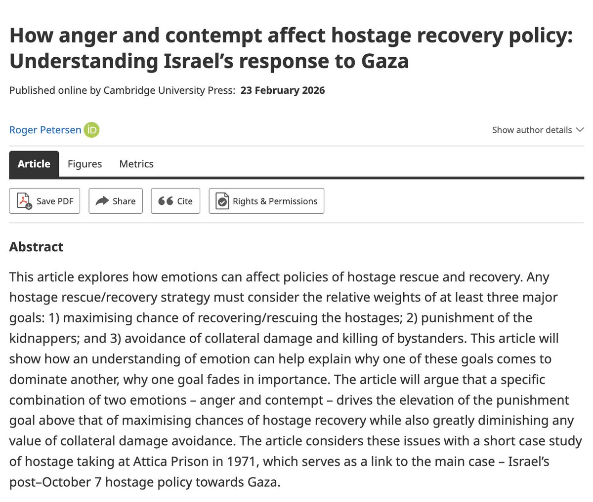 European Journal of International Security tweet media