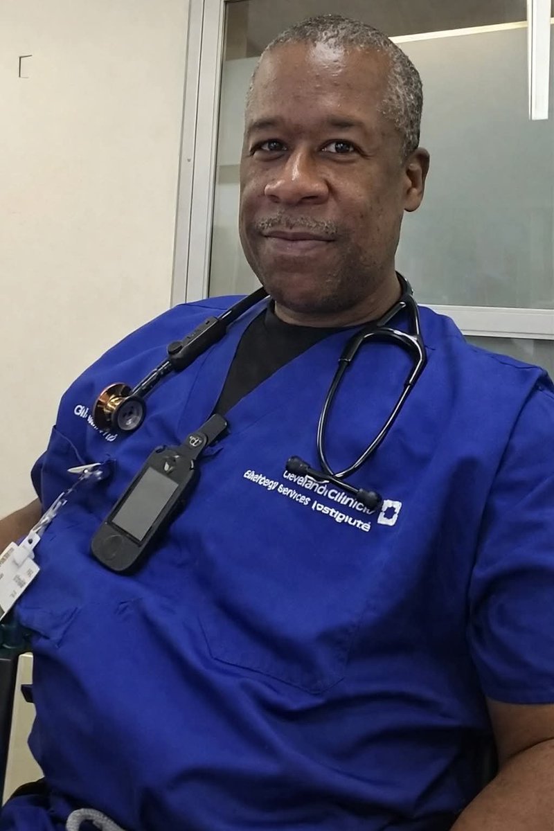 From Facebook. 
For 25 years, Carl Allamby spent his days under car hoods in Cleveland, running an auto repair shop, fixing engines, paying bills, and supporting a family. Medicine was a childhood dream, but like many dreams, it was shelved early — replaced by responsibility,