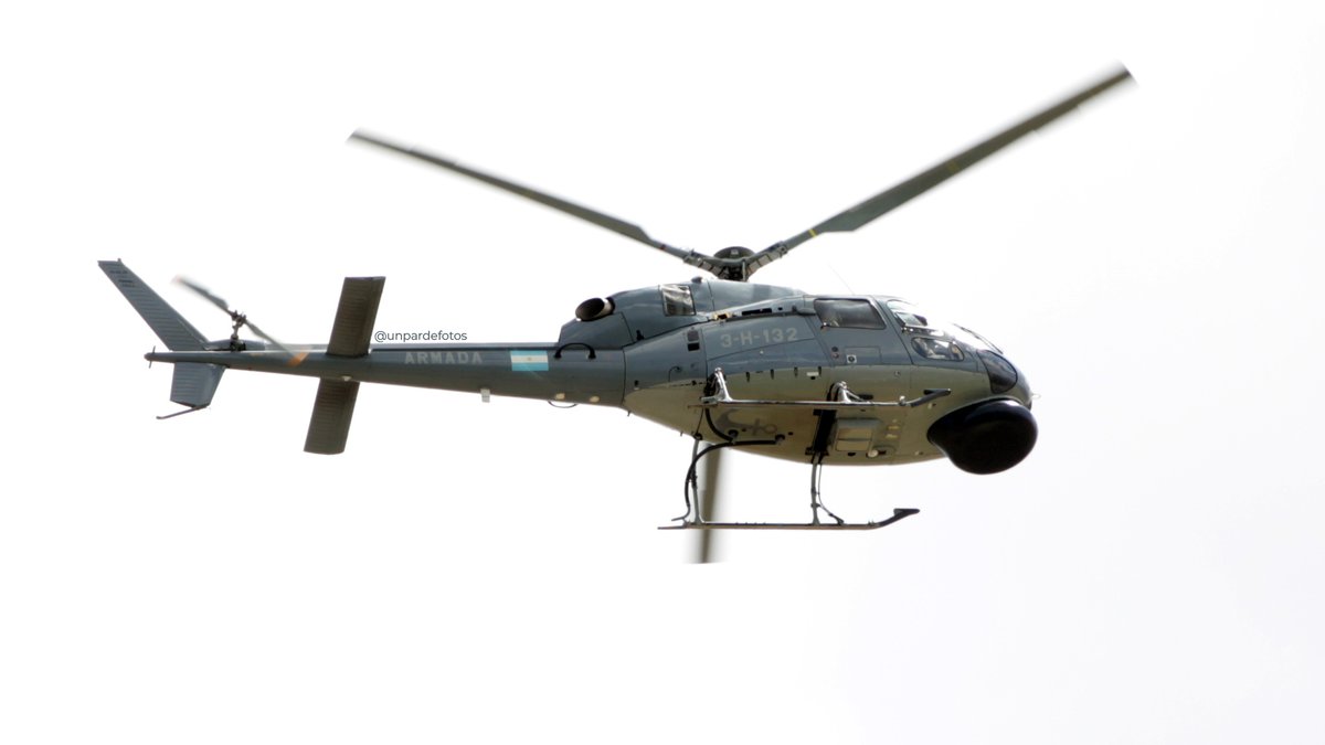 Armada Argentina Eurocopter AS-555 SN Fennec 3-H-132, Primera Escuadrilla Aeronaval de Helicópteros (EAH1). Bahía Blanca, 23 de febrero del 2026.