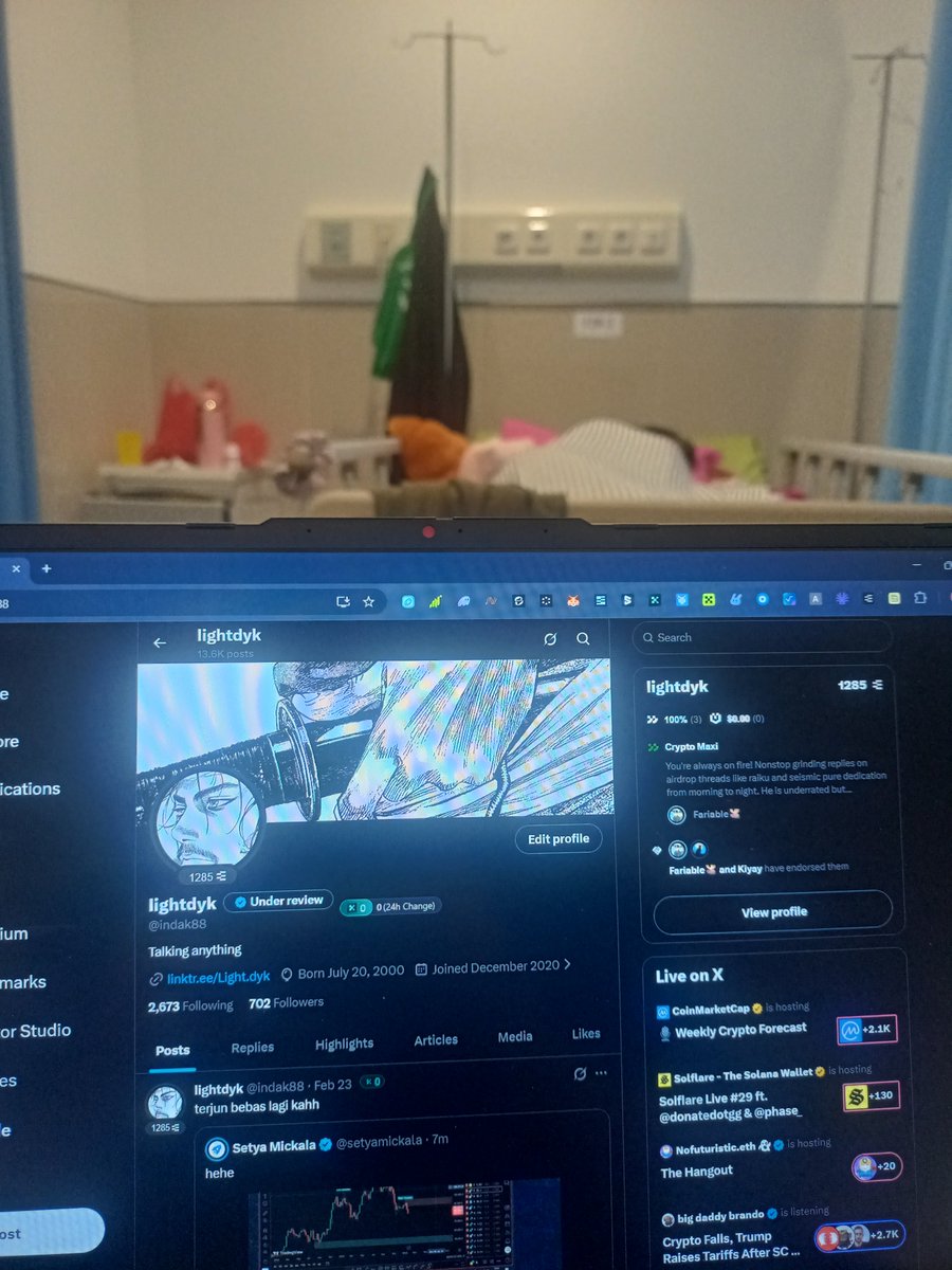 Udah 3 hari nemenin istri di rs

Semoga cepat pulih dan sembuh 😇