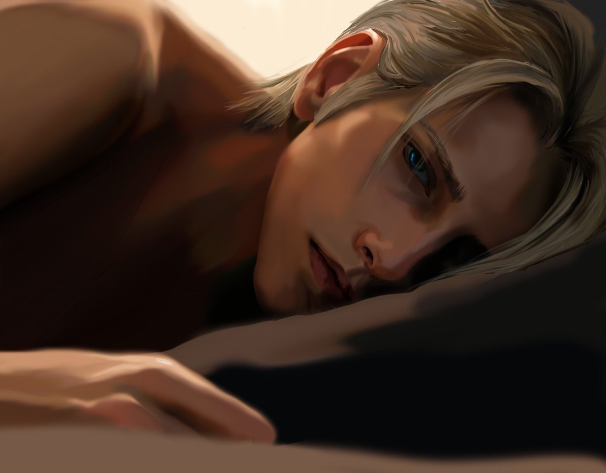 A requested piece 🧡🧡
Rufus Shinra
There are a few little bits I need to tweek, but it's pretty much there! Getting the right proportions on his face was quite difficult! Not used to drawing this angle!