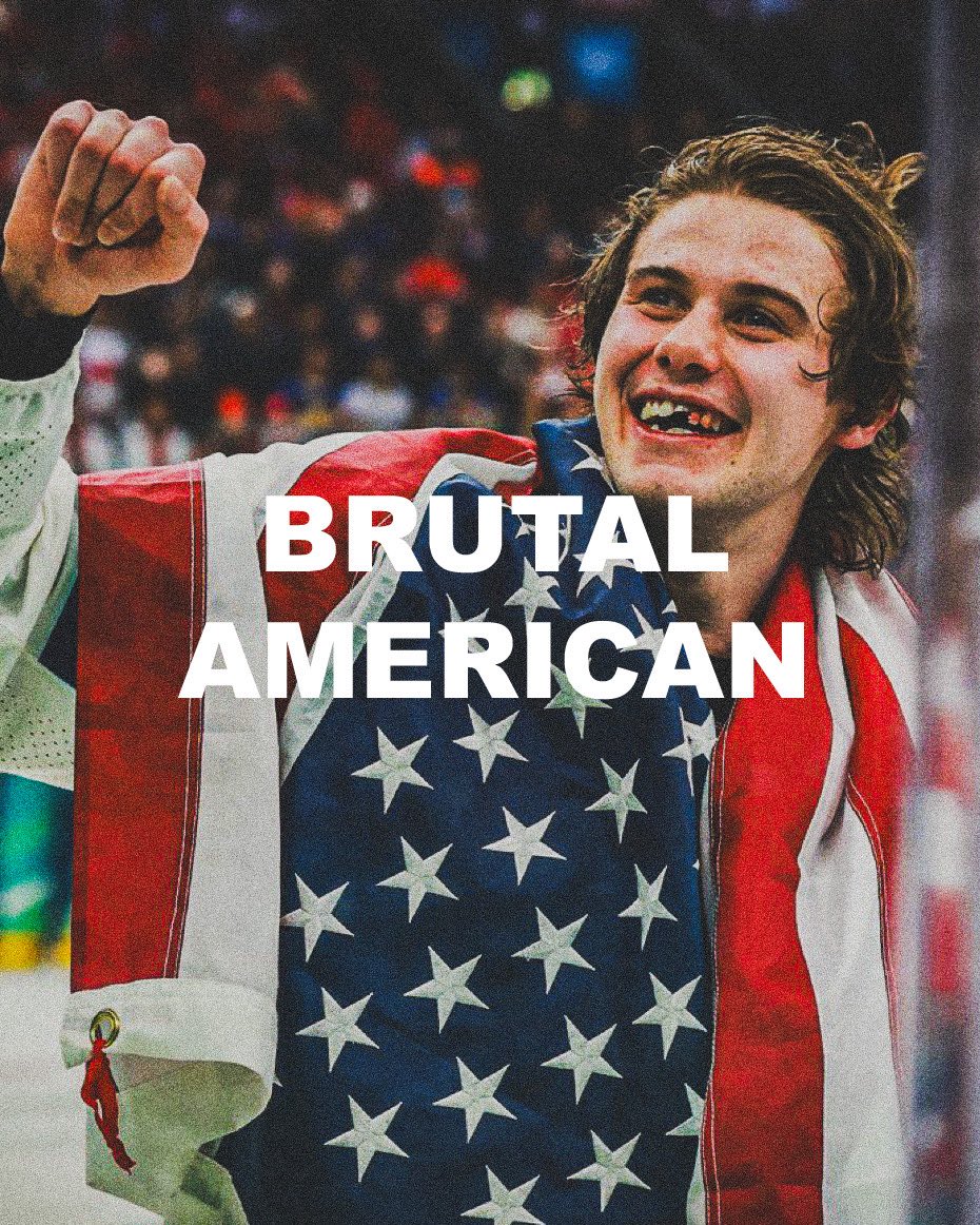 “I looked on the ice and saw my teeth. I was like, “Here we go again.” 🦅🇺🇸

- Jack Hughes