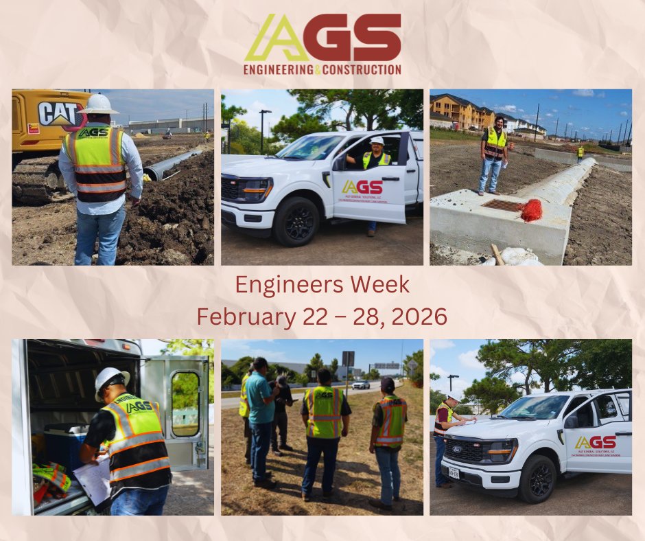 SolutionsAlly's tweet photo. Happy Engineers Week! 👷‍♂️👷‍♀️
This week, we’re proud to recognize our Engineering team who are out in the field conducting site visits and field walks, ensuring our projects are delivered with precision, safety, and quality. Your hard work and dedication do not go unnoticed! 🎉
#AGS https://t.co/j8lp6kkCXn