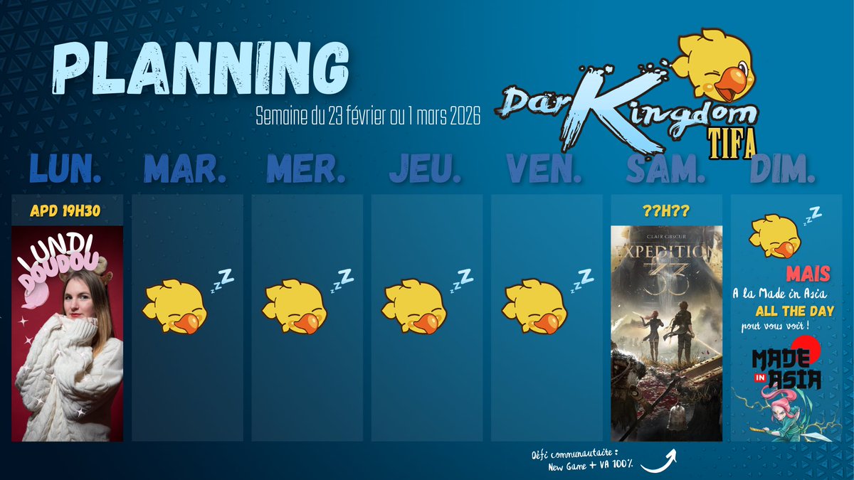 À tantôt pour le lundi doudou ! Sinon, on peut se croiser IRL à la Made in Asia ce dimanche 👀✌🏻