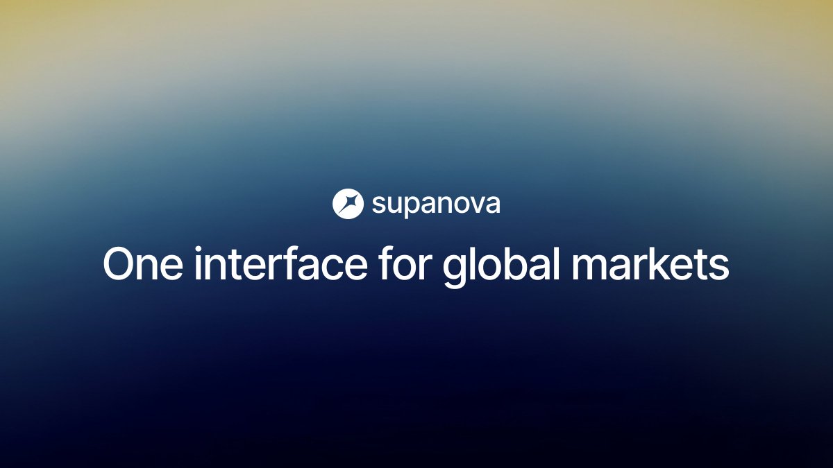 Access to global markets should not require switching between wallets, bridges, and execution environments.

In Supanova, participation happens through a single interface – with execution and settlement handled in one flow.

This is how professional-grade markets become part of