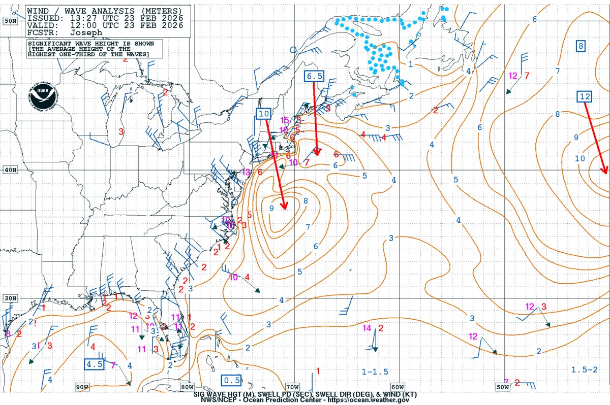 NWS Ocean Prediction Center tweet media