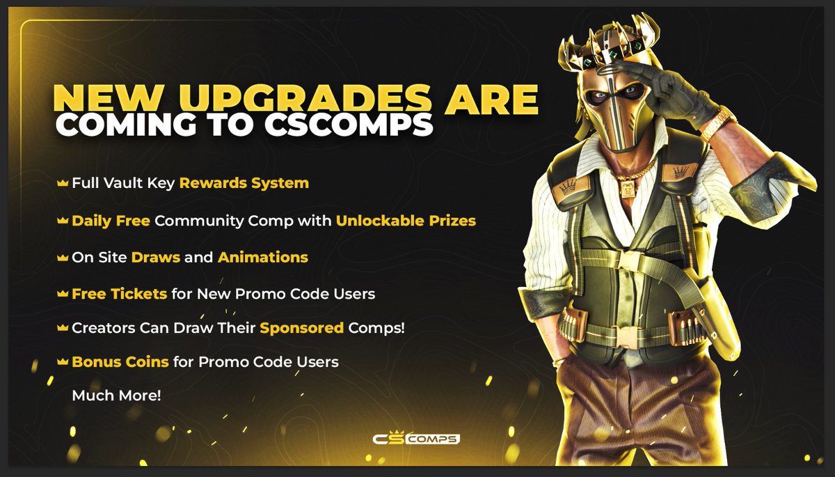 The Platform for CS2 Skin Enjoyers. CSCOMPS is dropping soon! 👀 🔳 Vault ...