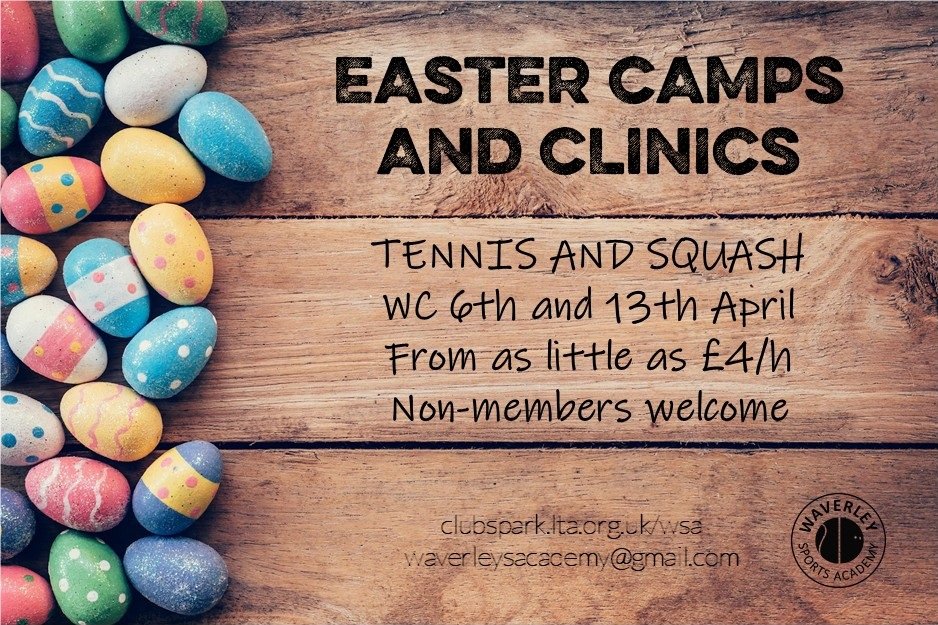 waverley_sa's tweet photo. The EASTER CAMPS and CLINICS are ready and open for entries! 🎾⚫ 🐰

✅ Different clubs available.
✅ Very flexible itineraries.
✅ Non-members welcome.

Info and booking 👉🏼 https://t.co/x0AtGkw2gB

@waverleysports
@eostennis
@EastSquash
@BruntsfieldSpts https://t.co/fqm0oZD4s8