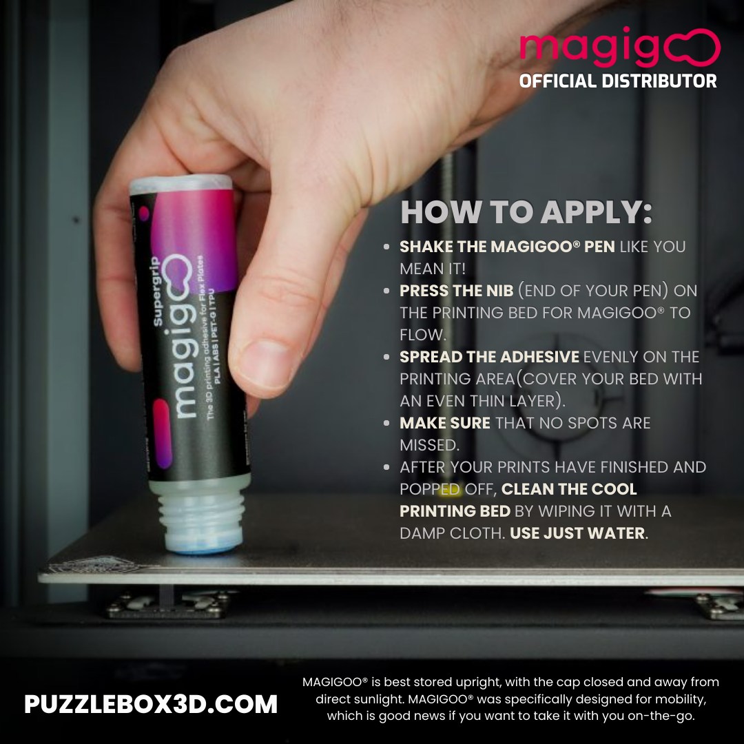 Thought3D's tweet photo. Magigoo Supergrip, Available via @PuzzleBox3D   Solutions (Philippines)

#Magigoo #Supergrip #BambuLab #3DPrintingPH #FirstLayerReliability https://t.co/2K7PAktUAg