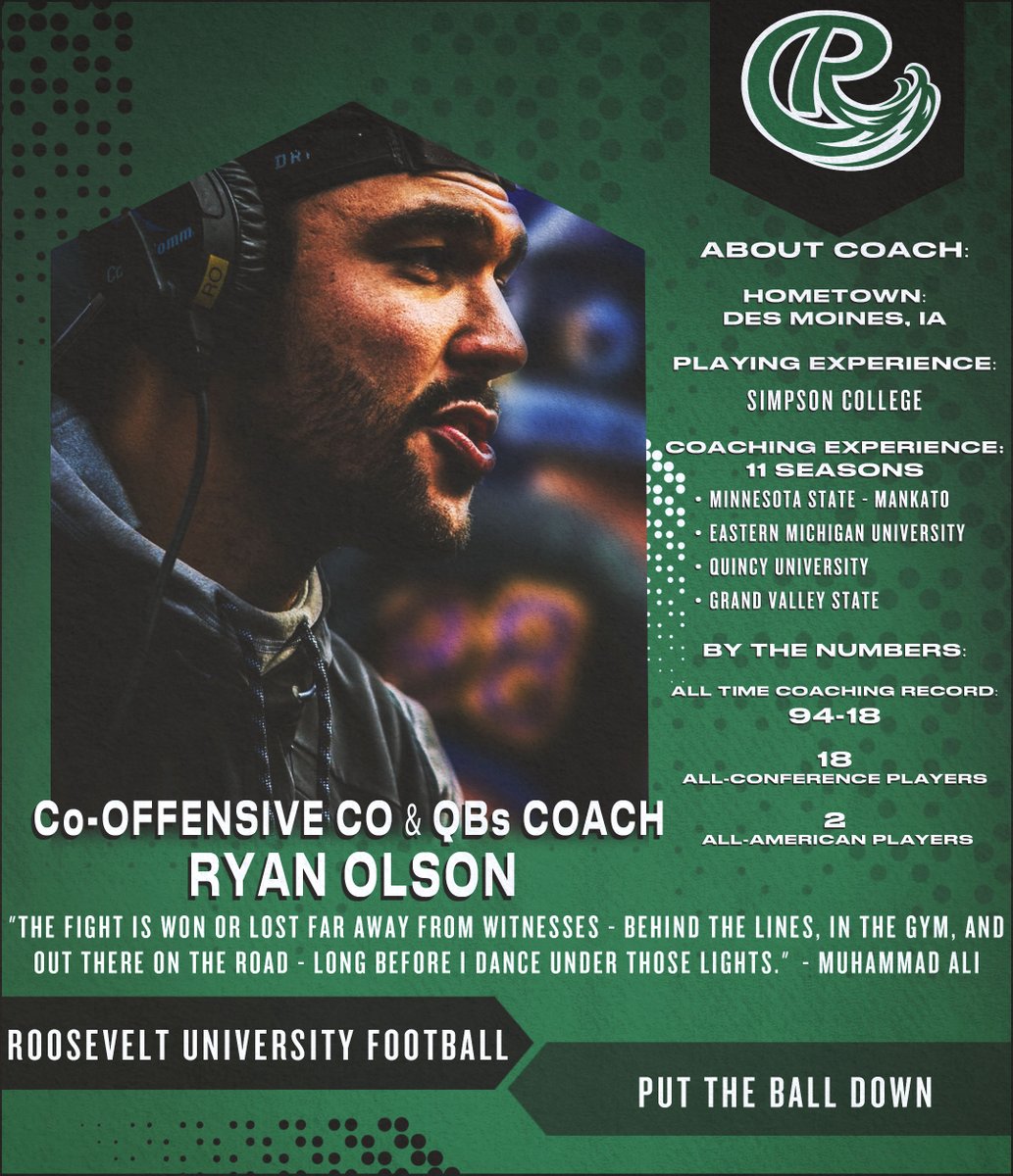 Roosevelt University Football tweet media