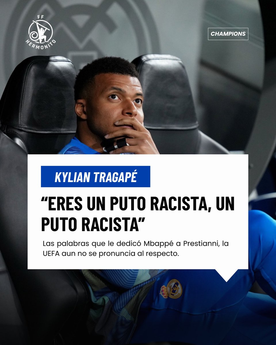 🚨 ÚLTIMA HORA 

La UEFA aún no da a conocer la sanción disciplinaria de Kylian Tragapé ❌
