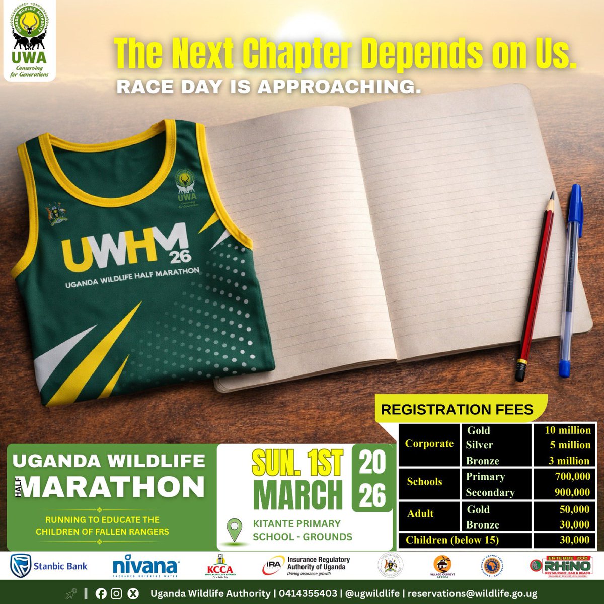 MukigaTraveller's tweet photo. The clock is ticking… ⏰

In just a few days, we gather not just to run but to honor the brave rangers who gave their lives protecting our wildlife.
This marathon supports the children they left behind.

Don’t miss your chance to be part of this impact. Register today. 

#UWHM2026