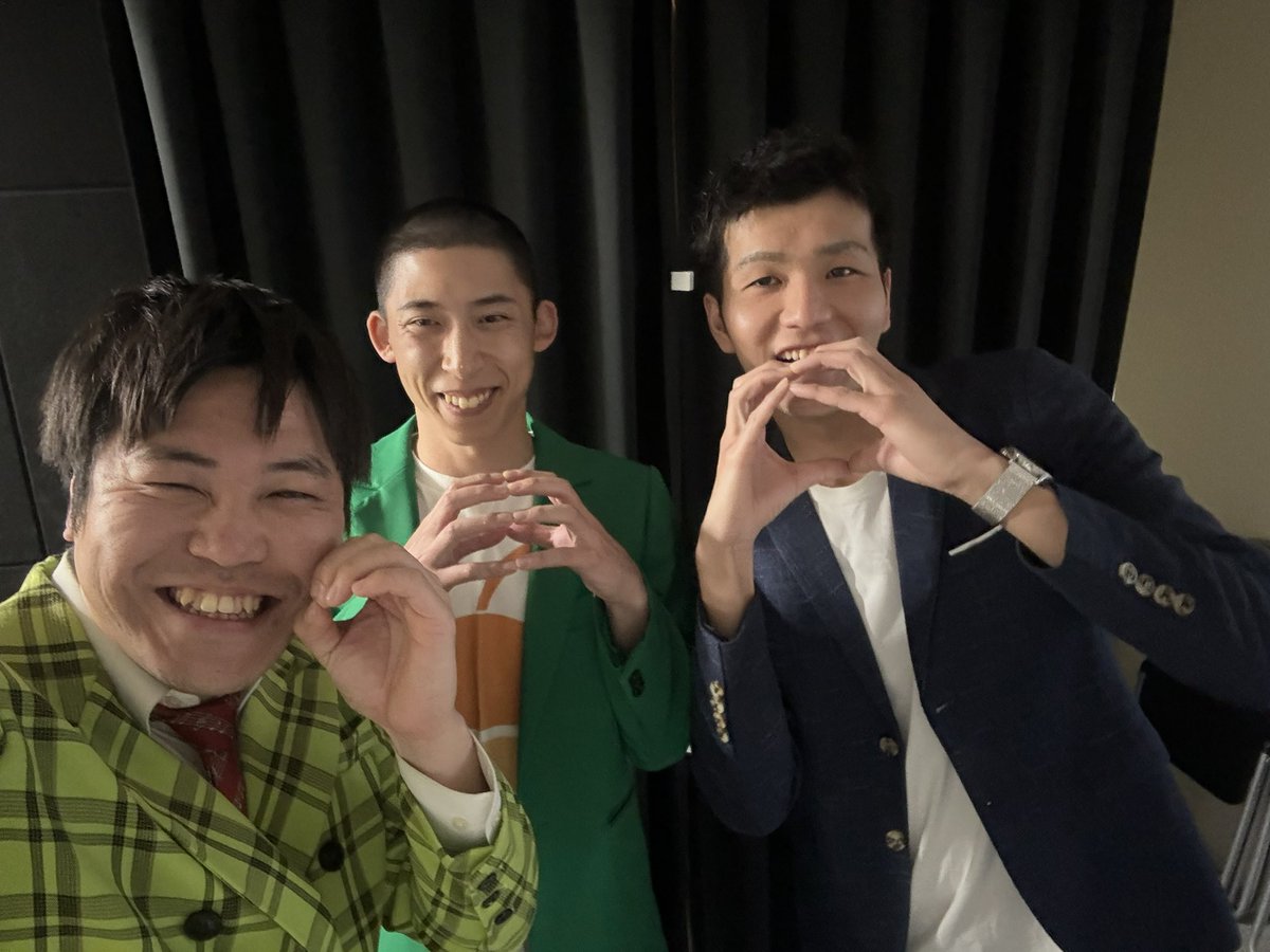 初めての主催2本バタバタで大変だったけどお客さんの感想とか芸人の