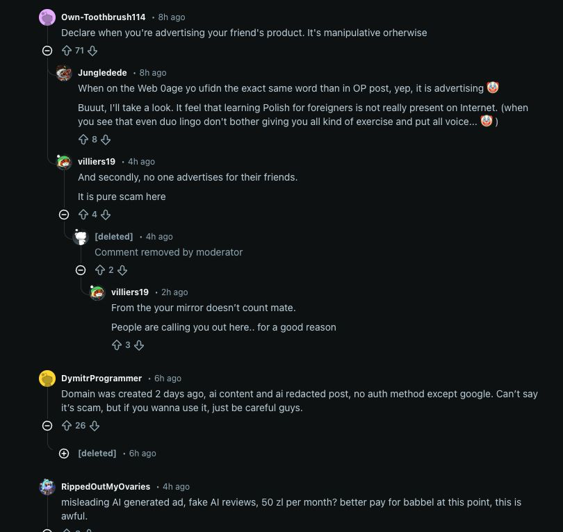 gerard61999's tweet photo. First day with my new web app https://t.co/5lEwj7Rral :

How it was: Post in reddit, got hate and got banned but 27K people.  9 people from Reddit entered to test it. 

#Startup #LearnPolish #Poland #FOMO https://t.co/NjsAzg4J3S