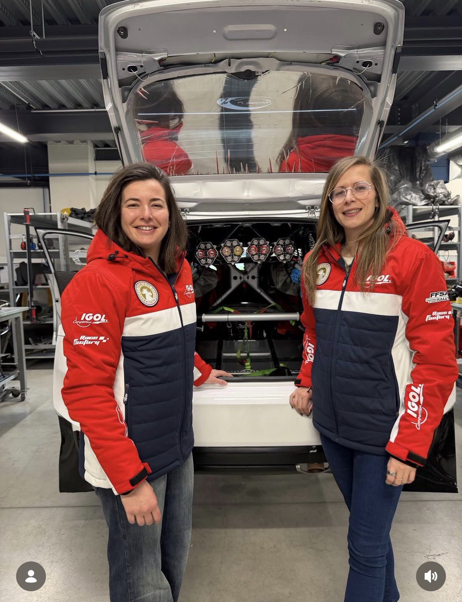 MorghanBollone's tweet photo. @SarahRumeau et Julie Amblard repartent en #CFRT dans le team @2CCompetition et le soutient de Igol 💪💪 #WRC https://t.co/ArZmqwtTrP