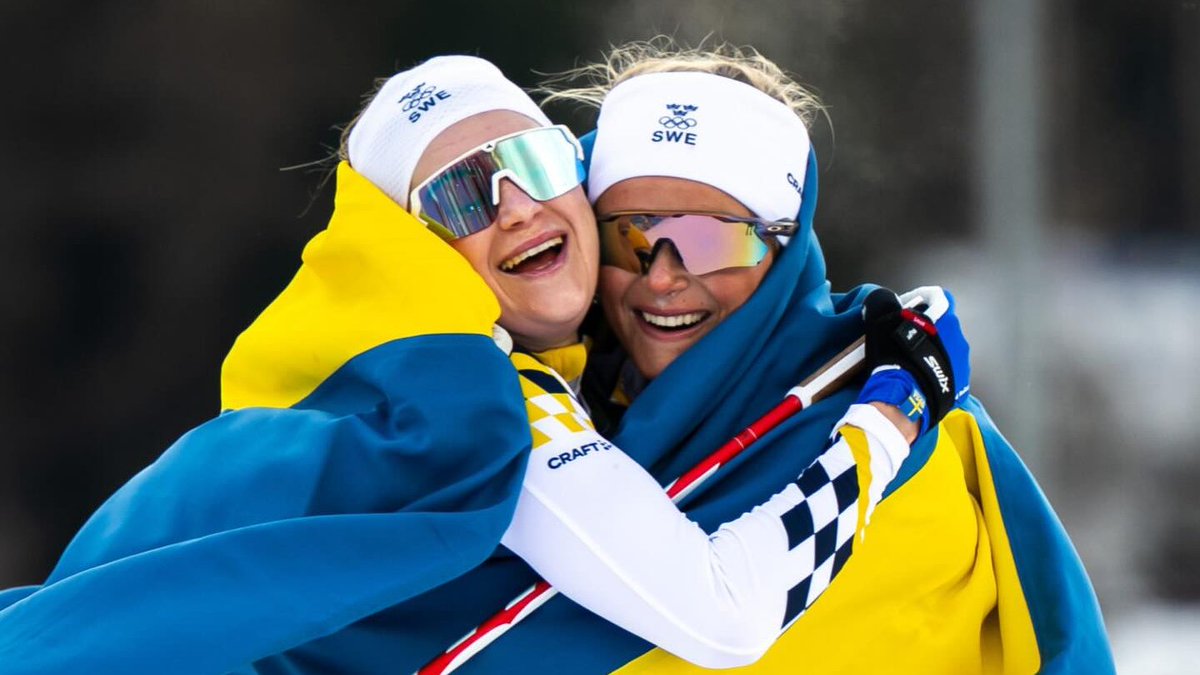 AmbasciatoreSE's tweet photo. Finale incredibile per la Svezia a @milanocortina26 !
La fondista Ebba Andersson e la nazionale femminile #curling hanno chiuso i Giochi invernali in grande stile – due ori meritatissimi!🥇🥇 Un’edizione da ricordare per la Svezia, la migliore di sempre: 18 medaglie di cui 8 ori. https://t.co/sXVJoVSeJc