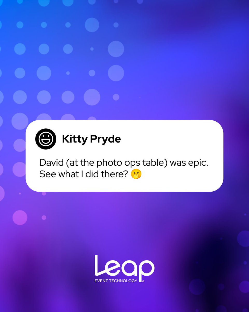 Leap Event Technology tweet media