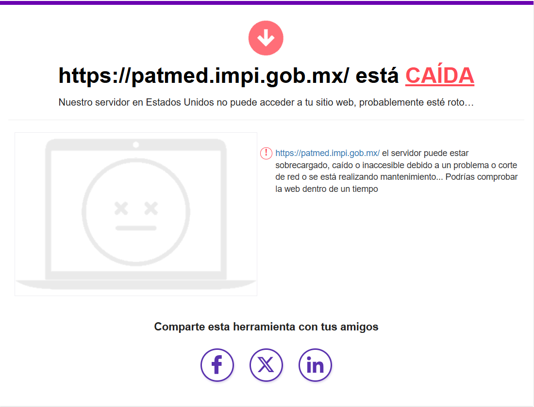 ivillasenor's tweet photo. 🔴 | CAEN SERVICIOS DEL IMPI

Varios sitios del @IMPI_Mexico están caídos. Esto toma relevancia tras el hackeo en @IndautorMexico. Hasta ahora, solamente se han informado "intermitencias ajenas al instituto".