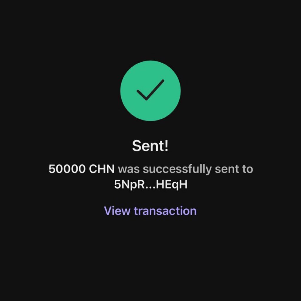 Don't ask why,

Just drop your #Solana $SOL address &amp; RT ♻️ follow 🔔

Every wallet gets 200,000 $CHN 🪂

First 500 wallets ⬇️⬇️